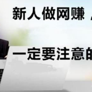 免費(fèi)給網(wǎng)賺新手講一些入門課程，避免網(wǎng)賺新手入坑